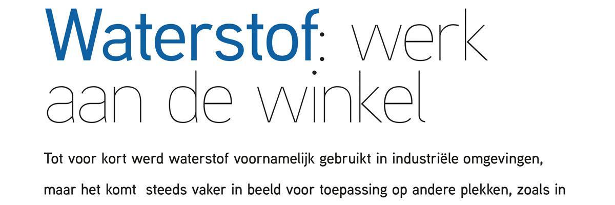 Artikel in MAG1010 – Waterstof: werk aan de winkel